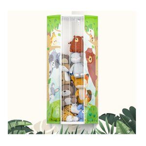 Stuffed Animal Storage Toy Organizer - Corner Stuffed Animals Holder for Wall